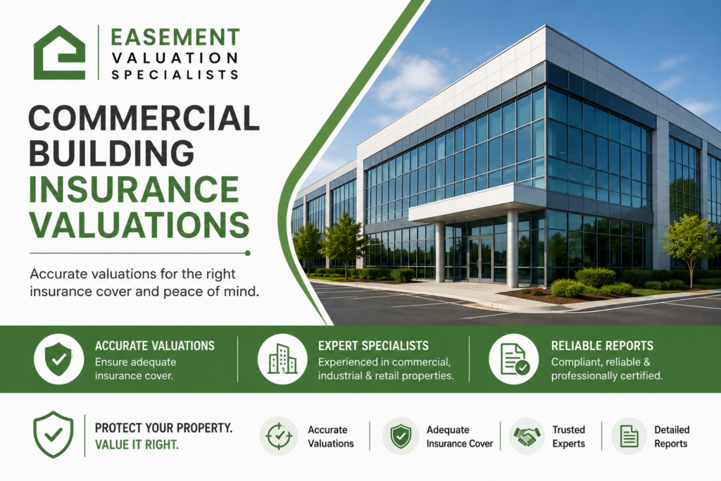 Commercial Building Insurance Valuation Easement valuation
